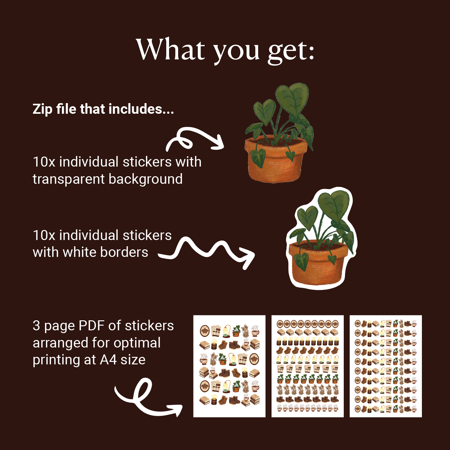 Printable Stickers: Working From Home - Image 2